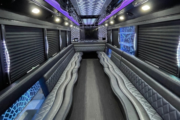 Daly City Party Bus Interior