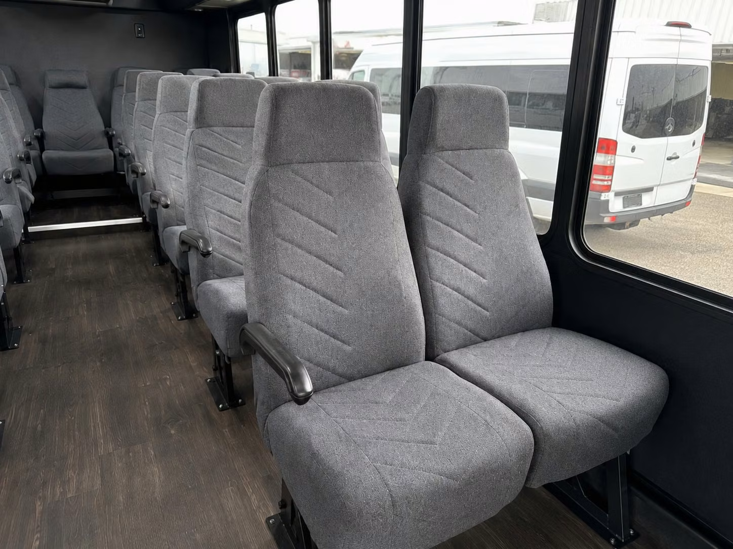 15 passenger minibus interior
