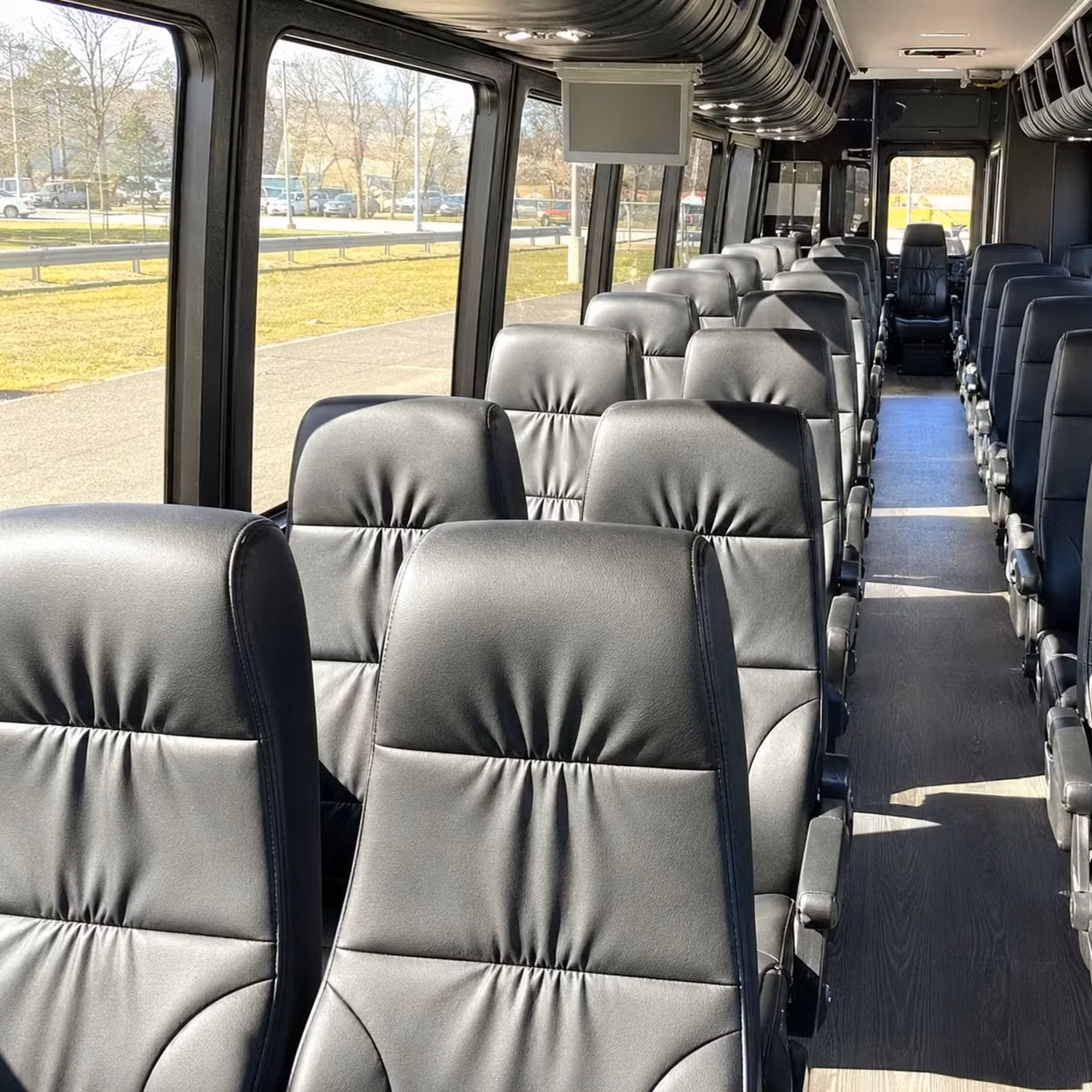28 passenger minibus interior