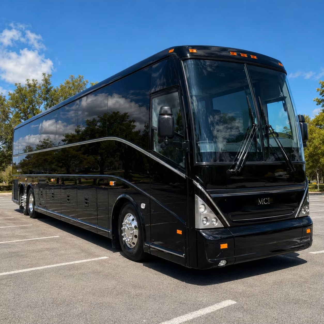 56 passenger charter bus