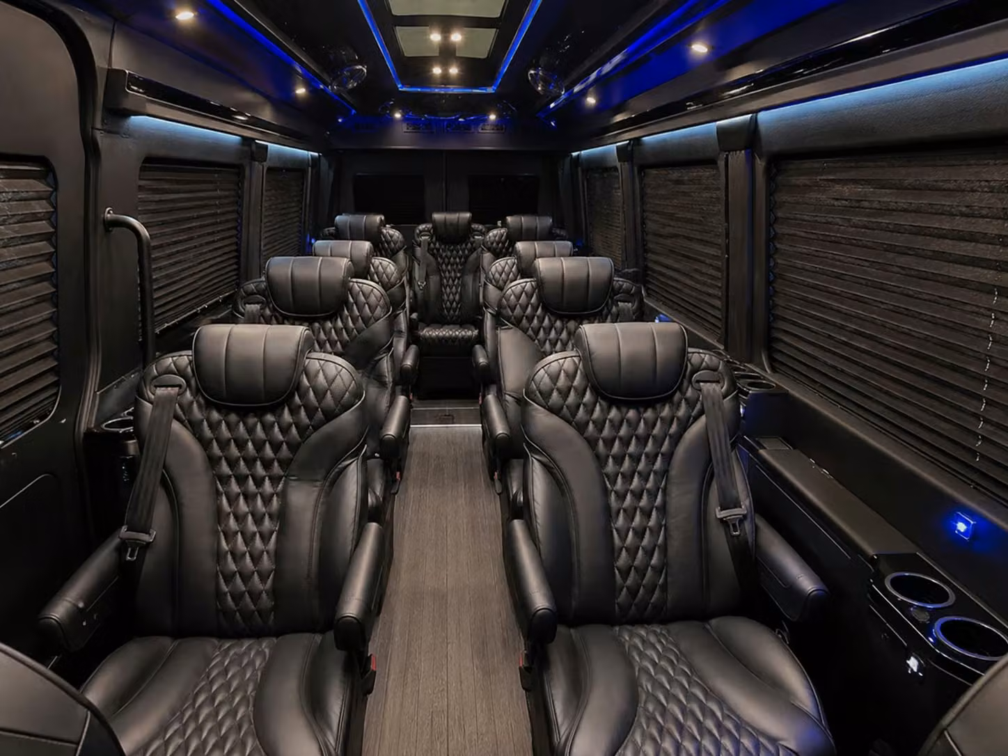 sprinter van with driver interior